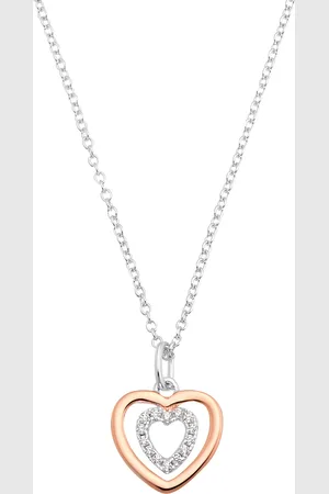 Amor Damen Kette mit Anhänger, 925er Silber