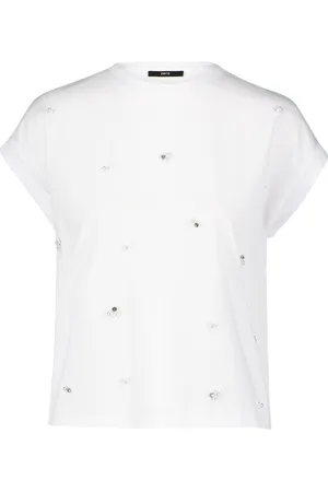 Zero T-Shirt, Perlen, Strass, für Damen, , 44