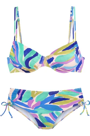 QS by s.Oliver Brush Bügel-Bikini, Schnürung, für Damen, , 42C