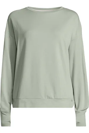 ALEX Yoga Sweatshirt, Seitenschlitze, Daumenlöcher, für Damen, , M