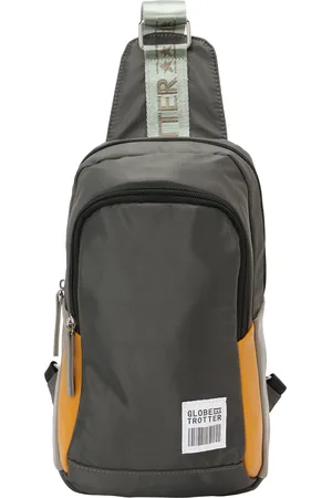 Globetrotter Crossover Bag, Reißverschluss, Label