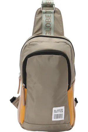Globetrotter Crossover Bag, Reißverschluss, Label