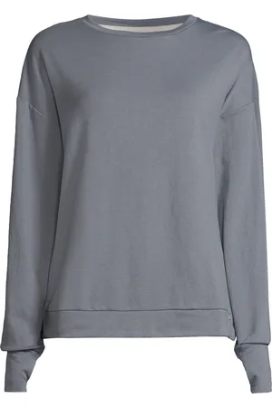 ALEX Yoga Sweatshirt, Seitenschlitze, Daumenlöcher, für Damen, , M