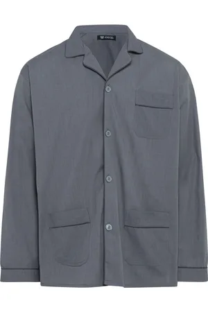 Dunmore Pyjama, Reverskragen, Knopfleiste, für Herren, , 48