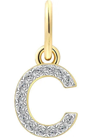 Xenox Damen Anhänger Buchstabe C, 925er Silber