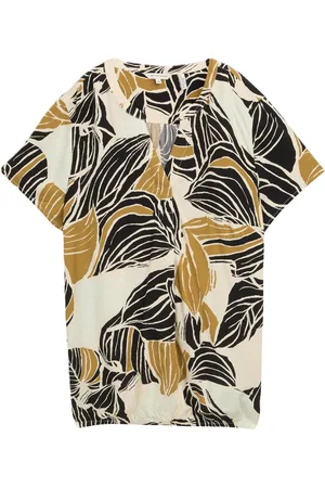 TOM TAILOR Shirtbluse, Split-Neck, für Damen, , 50