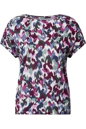 CECIL T-Shirt, Knopfdetail, für Damen, , M