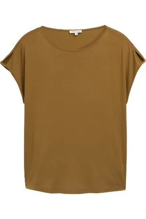 TOM TAILOR T-Shirt, U-Ausschnitt, für Damen, , 50