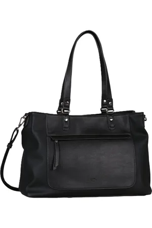 TOM TAILOR Shopper, Kunstleder, Reißverschluss, für Damen