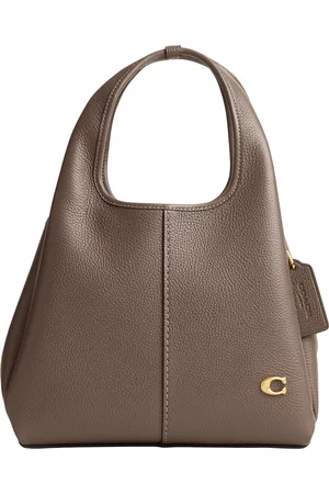 Coach Schultertasche, Leder, Magnetverschluss, für Damen