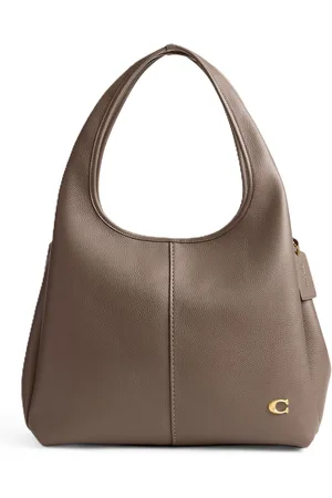 Coach Schultertasche, Magnetverschluss, Emblem, für Damen