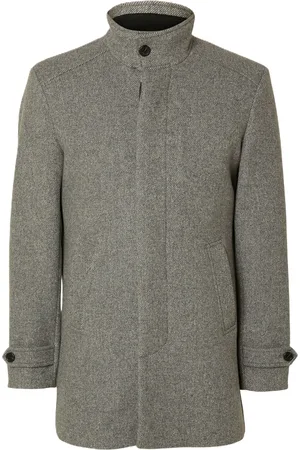 SELECTED Cabanjacke, Wollanteil, Stehkragen, für Herren, , M