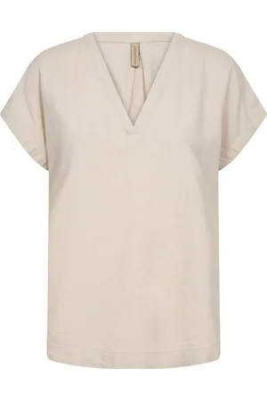 soyaconcept T-Shirt "Ina 51", Leinenanteil, für Damen, , XXL