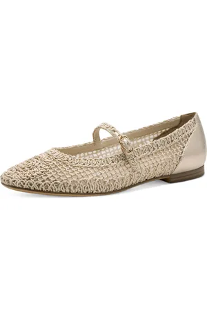 Tamaris Riemen-Ballerinas, Blockabsatz, für Damen, , 37