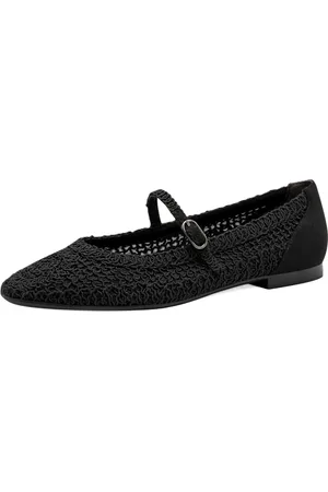 Tamaris Riemen-Ballerinas, Blockabsatz, für Damen, , 36