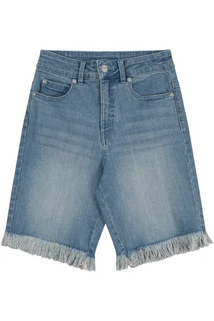 Manguun Jeans-Bermudas, Five-Pocket, für Kinder, , 134