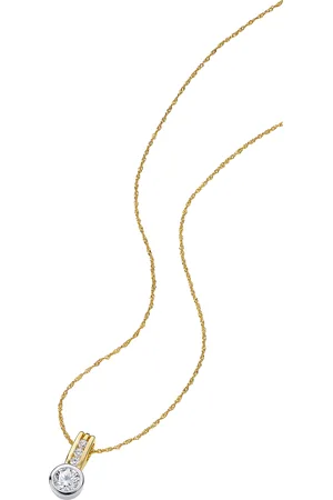 CELESTA ® Damen Kette mit Anhänger "500341163-2-43", 375er Gelbgold