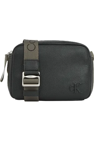 Calvin Klein Umhängetasche, Kunstleder, Emblem