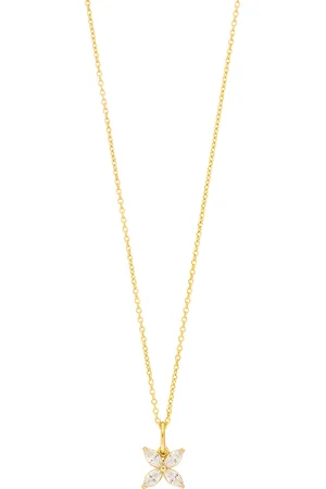 LEAF Damen Kette mit Anhänger, 925er Silber