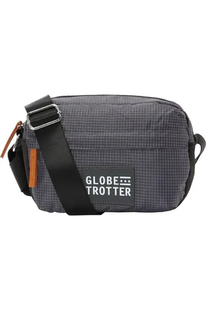 Globetrotter Umhängetasche, Reißverschluss, Label
