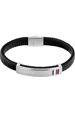 Tommy Hilfiger Herren Armband "2790349", Leder/Edelstahl