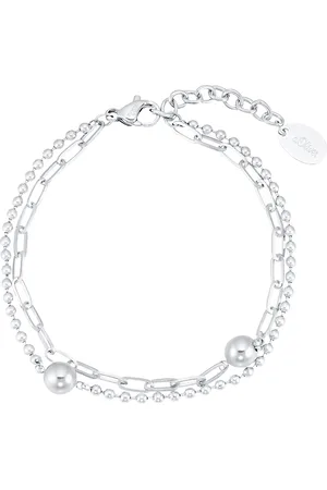 QS by s.Oliver Damen Armband "2031475", Edelstahl