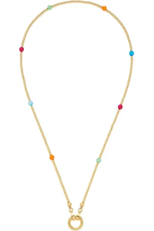 Leonardo Damen Kette mit Anhänger, Edelstahl Achat