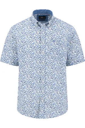 Fynch-Hatton ® Freizeithemd, Regular Fit, Kurzarm, Button Down Kragen, für Herren, , M