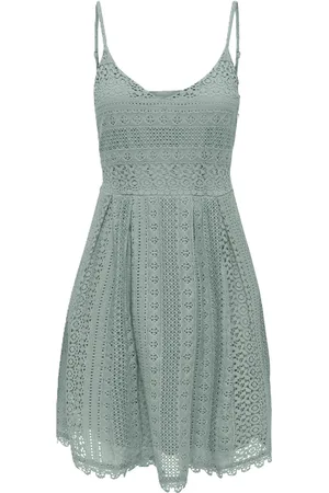 ONLY ® Spitzenkleid "Helena", V-Ausschnitt, verstellbar, für Damen, , 40