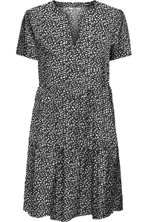 ONLY ® Volantkleid, Split-Neck, Kurzarm, für Damen, , XS