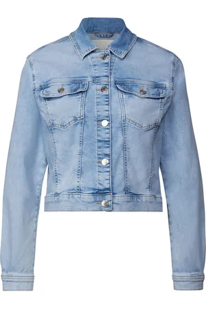 Street one Jeansjacke, Klappkragen, für Damen, , 40