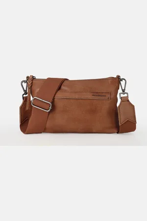 FREDsBRUDER Umhängetasche, Leder, Reißverschluss, für Damen