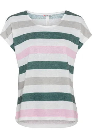 Street one T-Shirt, V-Ausschnitt, für Damen, , 34