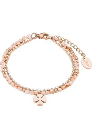 QS by s.Oliver Damen Armband mit Anhänger, Edelstahl