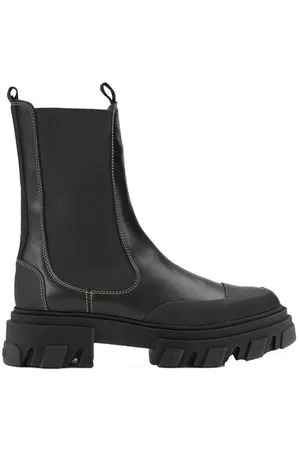 Ganni Mittelhohe Chelsea-Stiefel in Damengröße 36