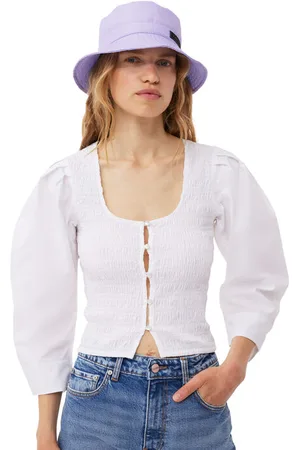 Ganni Fischerhut Damengröße Mittel/Groß Recycelte Polyester