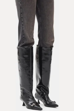 Ganni Eyelets Slouchy High Shaft Stiefel Damengröße 38