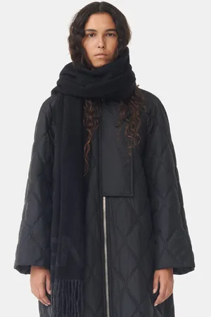 Ganni Fringed Schal Damengröße Einheitsgröße