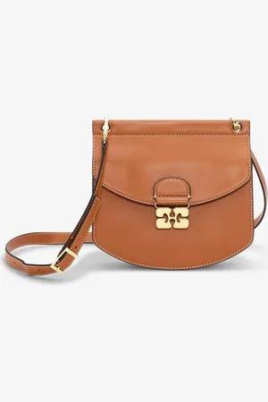 Ganni Caramel Small Apo-G Tasche in Brown Damengröße Einheitsgröße