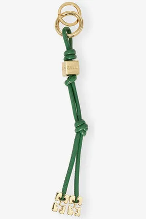 Ganni Grüner Bou-Schlüsselanhänger in Green Damengröße Einheitsgröße