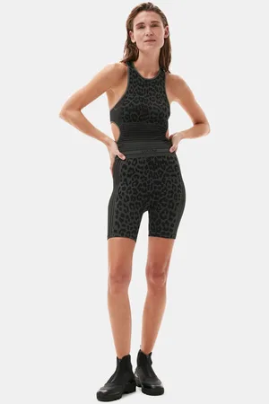Ganni Nahtlose Jacquard-Shorts in Damengröße Mittel