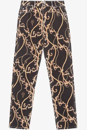 Ganni Kürzer geschnittene Cutye-Cropped-Jeans in Damengröße 28