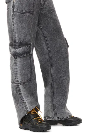 Ganni Wanderstiefel mit Performance-Klettverschluss in Damengröße 36 Polyurethane/Recycelte Polyamid/Recycelte Polyester