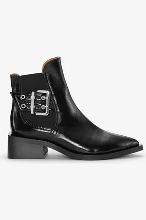 Ganni Chunky Buckle Chelsea-Stiefel Damengröße 38