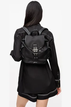 Ganni Schwarzer kleiner Bucky-Rucksack in Black Damengröße Einheitsgröße
