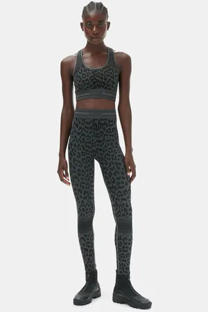 Ganni Nahtloser Jacquard-BH in Damengröße Mittel Riemen
