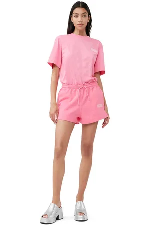 Ganni Shorts mit Kordelzug in Damengröße Groß Bio-Baumwolle/Polyester