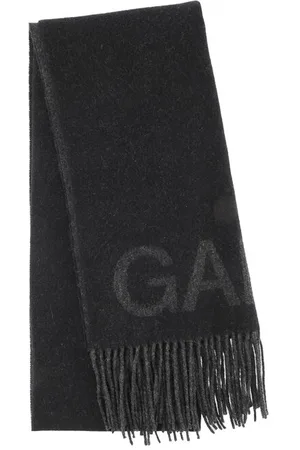 Ganni Wool Mix Fringed Wool Scarf in Damengröße Einheitsgröße