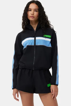 Ganni Stretch Shell Tracksuit Jacke in Damengröße 40