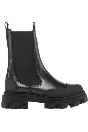 Ganni Mittelhohe Chelsea-Stiefel mit Stollen in Damengröße 41